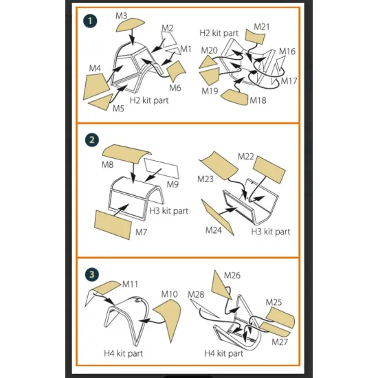 Clear Prop Cpa48107 1/48 Bf-109e-1/3/3a Double-sided Painting Mask On Yellow Kabuki Paper For Wingsy Kits