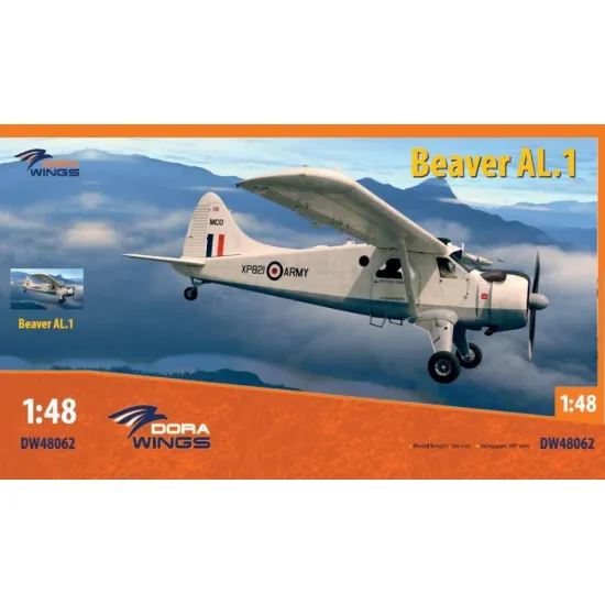 Dora Wings 48062 1/48 Beaver Al1 Plastic Model Aircraft