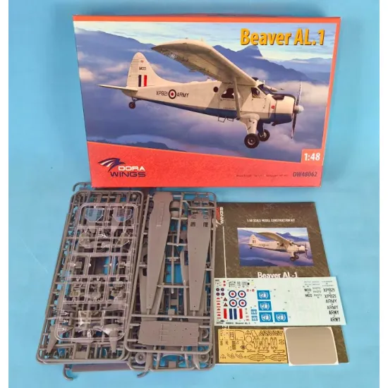 Dora Wings 48062 1/48 Beaver Al1 Plastic Model Aircraft