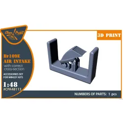 Clear Prop Cpa48113 1/48 Bf-109e Air Intake For Wingsy Kits 3d Print