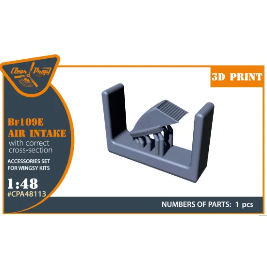 Clear Prop Cpa48113 1/48 Bf-109e Air Intake For Wingsy Kits 3d Print