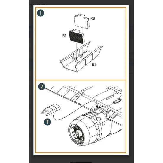 Clear Prop Cpa48121 1/48 D3a2 Val Radiator Set For Wingsy Kits/ 3d Print