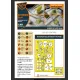 Clear Prop Cpa48125 1/48 Spitfire Tr 9 Double-sided Painting Mask On Yellow Kabuki Paper For Airfix Kit