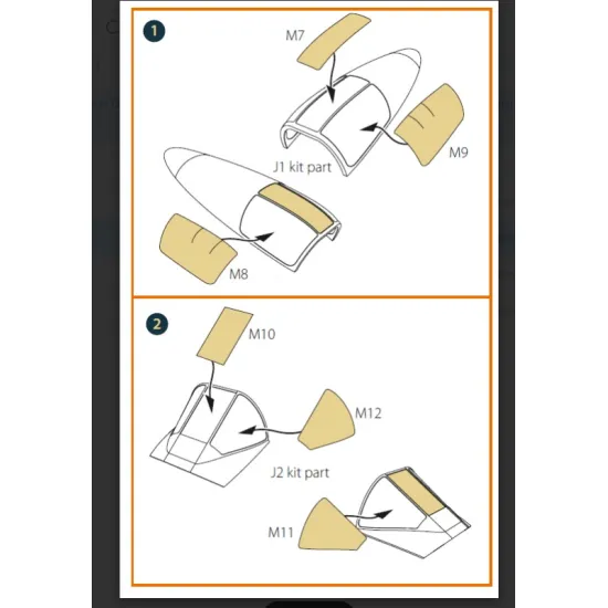 Clear Prop Cpa72183 1/72 A2d-1 Skyshark Painting Mask On Yellow Kabuki Paper For Cp Kits