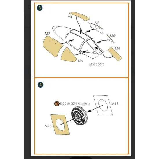 Clear Prop Cpa72183 1/72 A2d-1 Skyshark Painting Mask On Yellow Kabuki Paper For Cp Kits