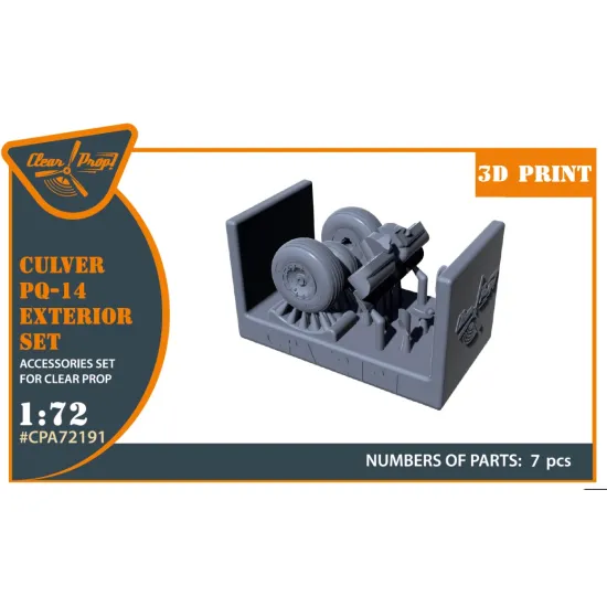 Clear Prop Cpa72191 1/72 Culver Pq-14 Exterior Set For Cp Kits/ 3d Print
