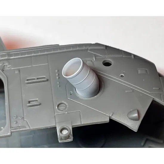 Clear Prop Cpa72207 1/72 Wessex Hc 2 Exhausts For Airfix Kit 3d Print
