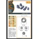 Clear Prop Cpa72210 1/72 Wessex Hc 2 Wheel Set Type 1 For Airfix Kit 3d Print