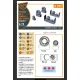 Clear Prop Cpa72211 1/72 Wessex Hc 2 Wheel Set Type 2 For Airfix Kit 3d Print
