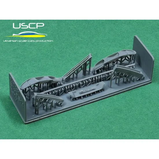 Uscp 24t081 1/24 Nissan Silvia S14/240sx Front End Early Type