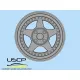 Uscp 24p215 1/24 Work Meister Cr01 15 Resin Model