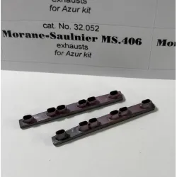 Rexx 32052 1/32 Exhausts For Morane-saulnier Ms 406 For Azur Kit