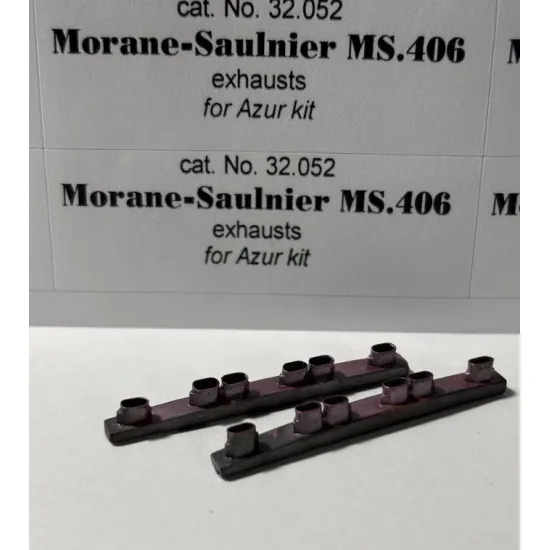 Rexx 32052 1/32 Exhausts For Morane-saulnier Ms 406 For Azur Kit