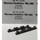 Rexx 32052 1/32 Exhausts For Morane-saulnier Ms 406 For Azur Kit