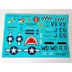 Foxbot 72-051 1/72 North American P-51 Mustang Nose Art Part 1 And Stencils For Academy Arma Hobby Az Model Airfix Brengun Eduard Hasegawa Heller Hobbyboss Revell Italeri Kp Monogram Special Hobby Tamiya Kits