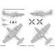 Foxbot 72-054 1/72 North American P-51 Mustang Nose Art Part 4 And Stencils For Academy Arma Hobby Az Model Airfix Brengun Eduard Hasegawa Heller Hobbyboss Revell Italeri Kp Monogram Special Hobby Tamiya Kits