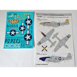 Foxbot 32-015 1/32 North American P-51 Mustang Nose Art Part 1 For Academy Cyber Hobby Dragon Hasegawa Hobbycraft Monogram Revell Tamiya Trumpete Zoukei-mura Kits