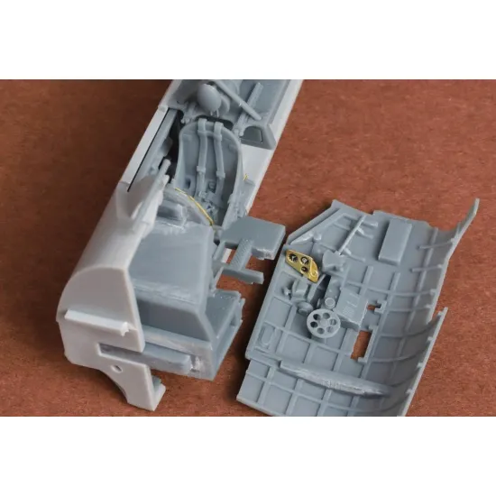 Sbs 72095 1/72 Brewster F2a-1 Buffalo Cockpit Interior Set For Hasegawa/Hobby2000 Kit