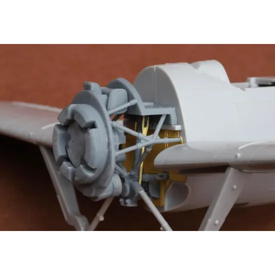 Sbs 72097 1/72 Brewster F2a Buffalo Wheel Bay Set For Hasegawa/Hobby2000 Kit
