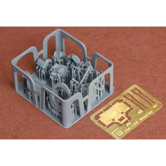Sbs 72097 1/72 Brewster F2a Buffalo Wheel Bay Set For Hasegawa/Hobby2000 Kit