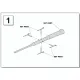 Cat4-r32016 1/32 Shock Sensing Probe Resin Model