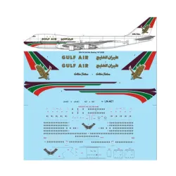 26decals 200-74 1/200 Gulf Air 747-283b Decal For Aircraft