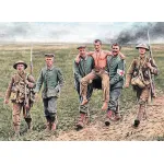 British and German soldiers, Somme Battle, 1916 6 figures 1/35 Master Box 35158