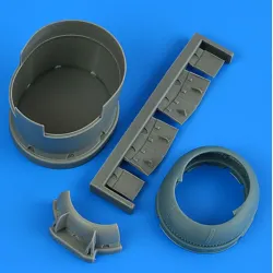 Quickboost 49210 1/48 F6f-5 Hellcat Cowling And Cooling Flaps Opened For Eduard