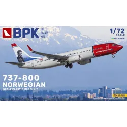 Bpk 7220 1/72 737-800 Norwegian Plastic Model Kit