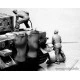 German Tankmen, WWII era 5 figures with fuel barrel 1/35 Master Box 35160