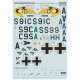 Print Scale 48-222 1/48 Decal For Messerschmitt Bf-110 Zerstorer Part 1