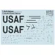 Print Scale 48-311 1/48 Decal For F-86a Colorful Early Sabres The Complete Set 2 Leaf Part 4