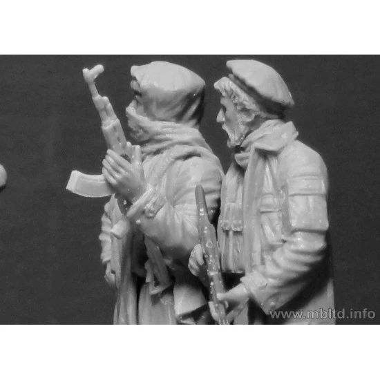 US Special Forces with a Taliban prisoner. Somewhere in the Middle East. Present day 5fig. 1/35 Master Box 35163