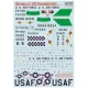 Print Scale 72-462 1/72 Decal For F-105 Thunderchief Part 3