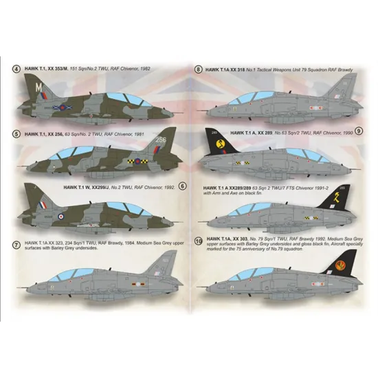 Print Scale 72-493 1/72 Decal For Hawker Siddeley Hawk