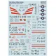 Print Scale 72-495 1/72 Decal For F-86 Sabres Of The Fighter Bomber Groups The Complete Set 2 Leaf