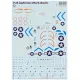 Print Scale 72-499 1/72 Decal For P-38 Lightning Shark Mouth