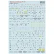 Print Scale 72-523 1/72 Decal For F-15 Technical Stecils Low Vis