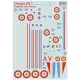 Print Scale 72-537 1/72 Decal For Douglas Db-7 French Air Force