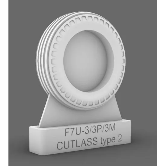 Cat4-r32015 1/32 F7u-3/3m/3p Cutlass Wheels Type2 Aircraft Accessories