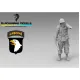Black Snake St-23-16 1/16 Soldier Of The 101st Airborne At Bastogne Ww2 D-day Resin Figure Kit
