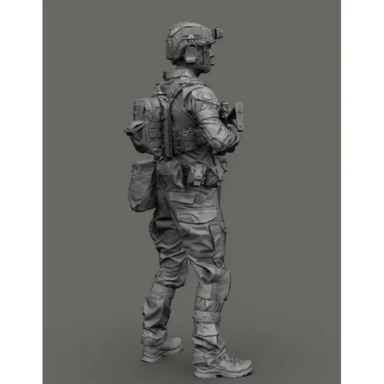 Black Snake Uks-01-16 1/16 Azov Ukrainian Soldier Resin Figure