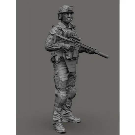 Black Snake Uks-01-16 1/16 Azov Ukrainian Soldier Resin Figure