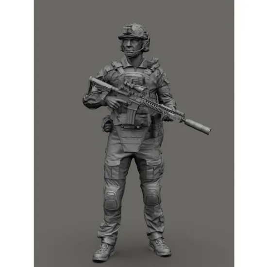 Black Snake Uks-01-16 1/16 Azov Ukrainian Soldier Resin Figure