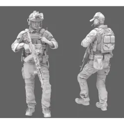 Black Snake Uks-03-16 1/16 Azov Ukrainian Soldier Resin Figure