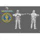 Black Snake Uks-04-16 1/16 Ukrainian Soldier Resin Figure