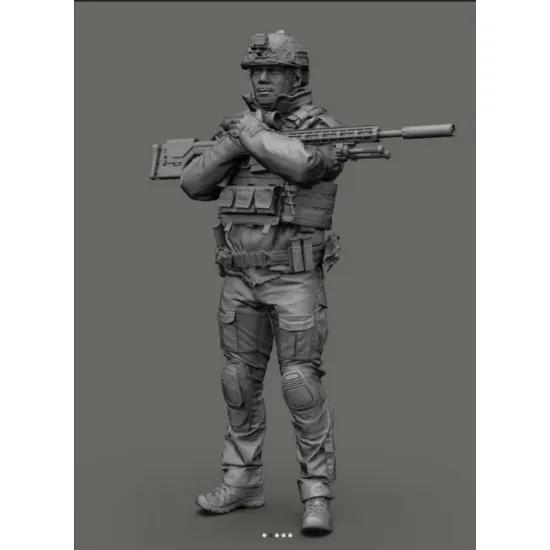 Black Snake Uks-04-16 1/16 Ukrainian Soldier Resin Figure