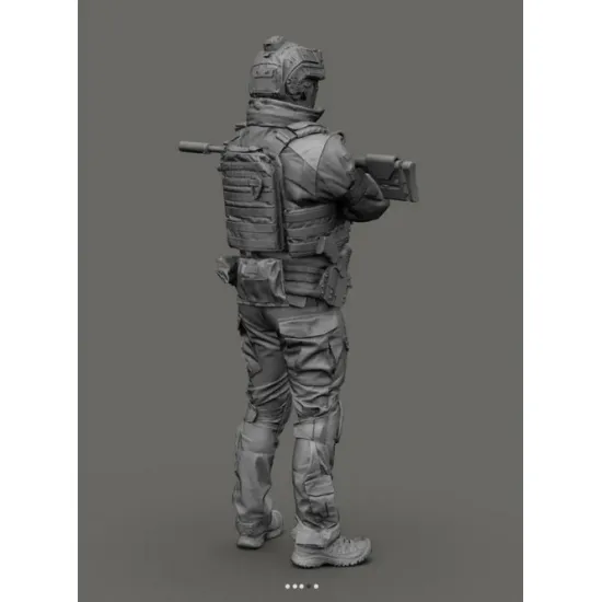 Black Snake Uks-04-16 1/16 Ukrainian Soldier Resin Figure