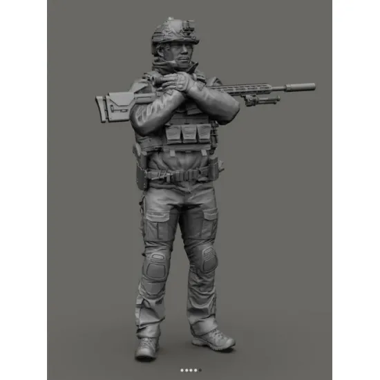 Black Snake Uks-04-16 1/16 Ukrainian Soldier Resin Figure
