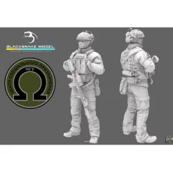 Black Snake Uks-05-16 1/16 Ukrainian Soldier Resin Figure